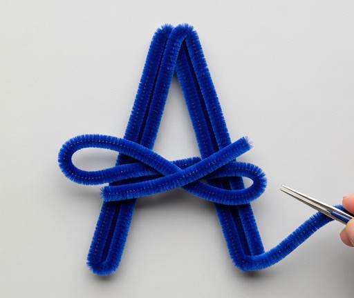 Chenilledraht, ultramarin