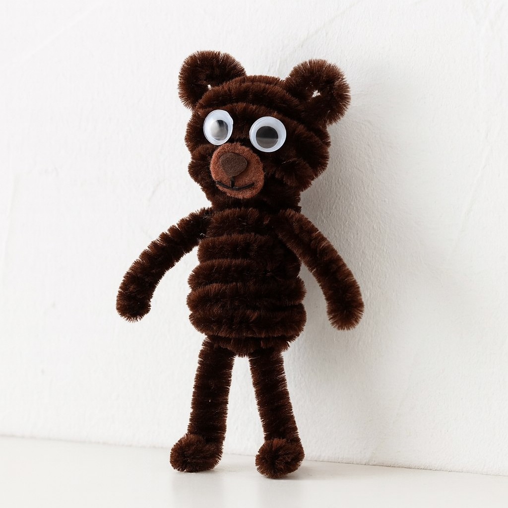 Chenilledraht, braun