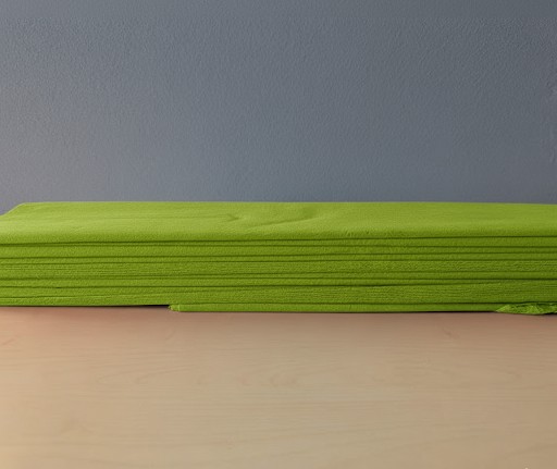 Krepppapier 50cmx2,5m 10 Lagen, gelbgrün