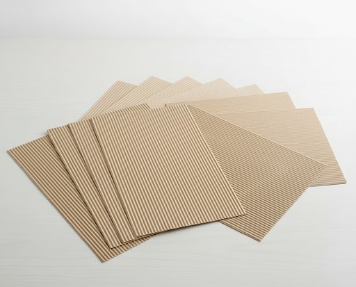 E-Wellpappe, 50x70cm, 10 Bogen natur