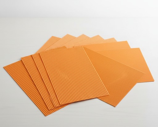 E-Wellpappe, 50x70cm, 10 Bogen orange