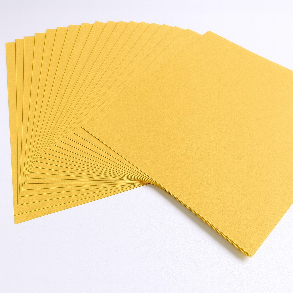 Blumenseide 20g/m², 50x70cm, 26 Bogen maisgelb