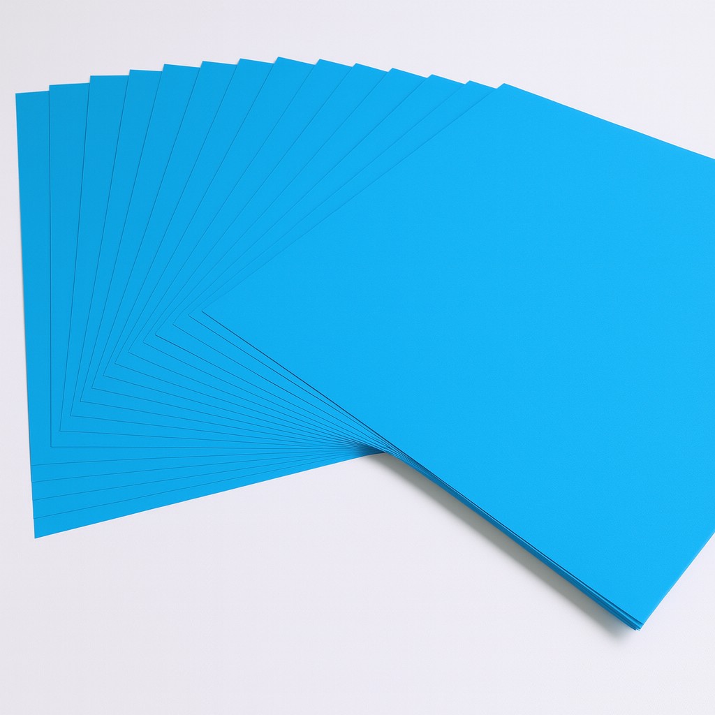 Blumenseide 20g/m², 50x70cm, 26 Bogen blau