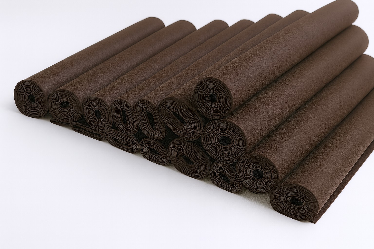 Bastelfilz 150g/m², 45cmx5m, 1 Rolle schokobraun