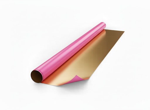 Alu-Folie 10mx50cm gold/rosa