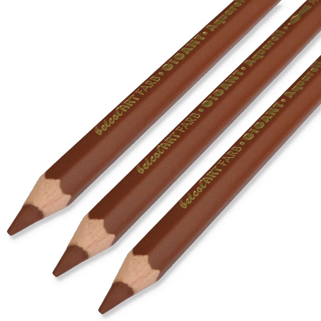 belcolART Aquarell Farbgigant,12 Stk., braun