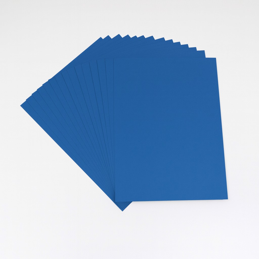 Tonkarton 50x70cm, 25 Bogen dunkelblau