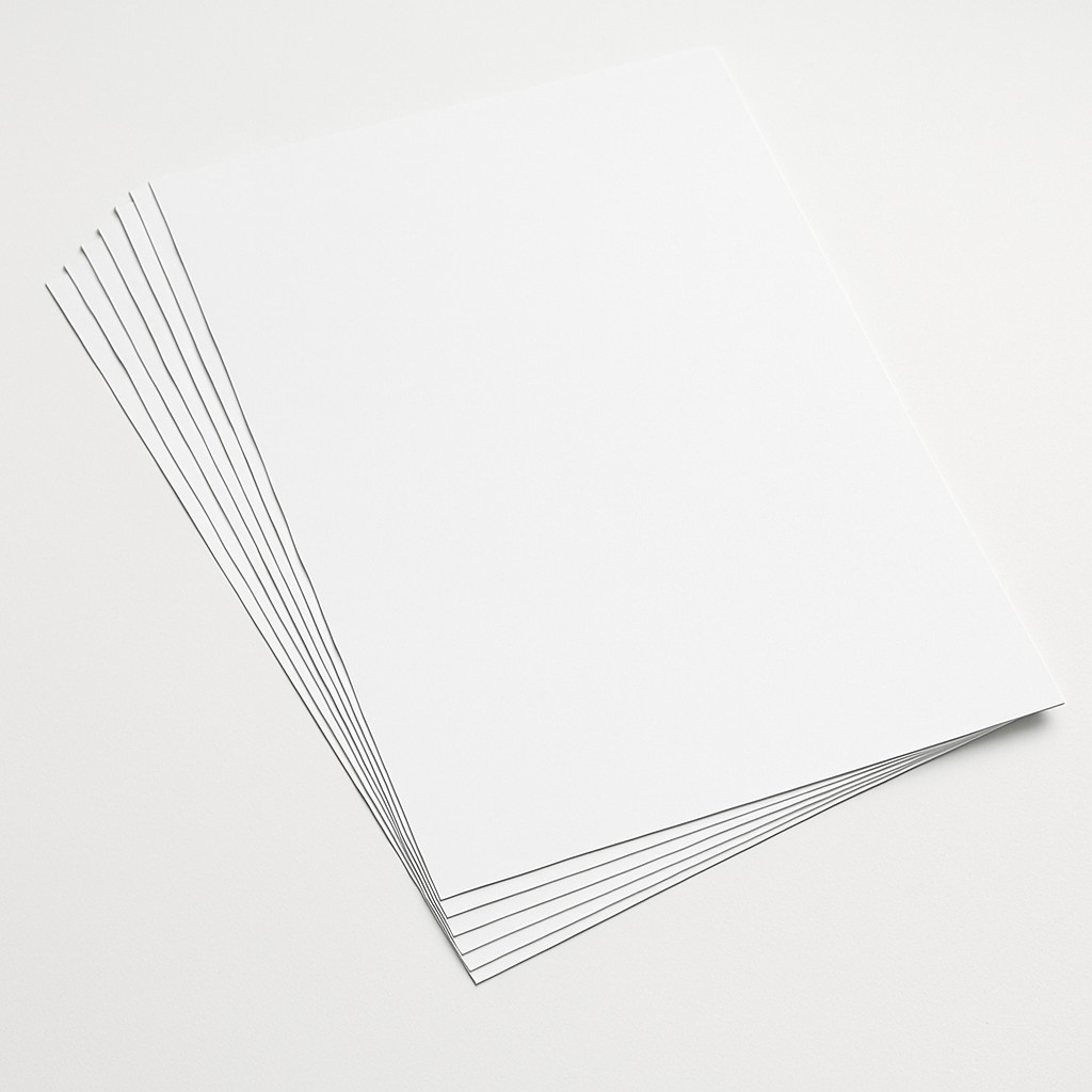 Fotokarton 300 g 70x100cm 10 Bl. weiß