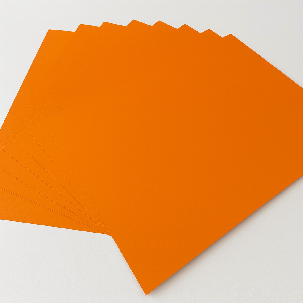 Fotokarton 300 g 70x100cm 10 Bl. hellorange