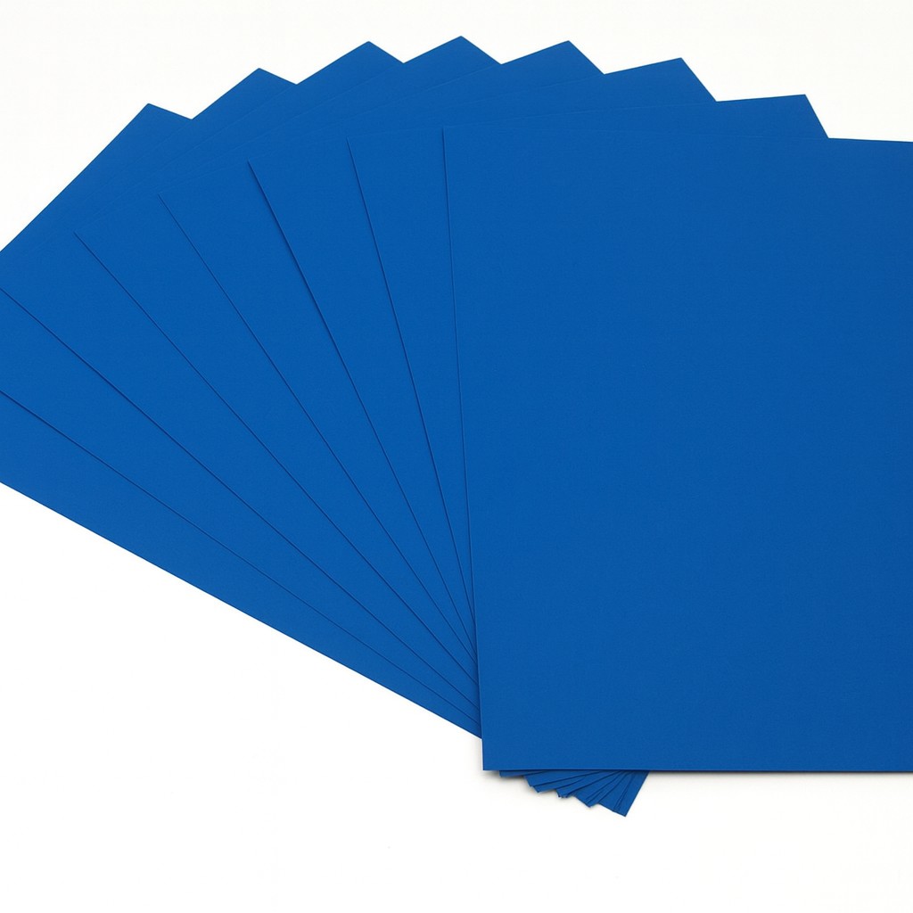 Tonkarton DIN A4, 100 Blatt ultramarin