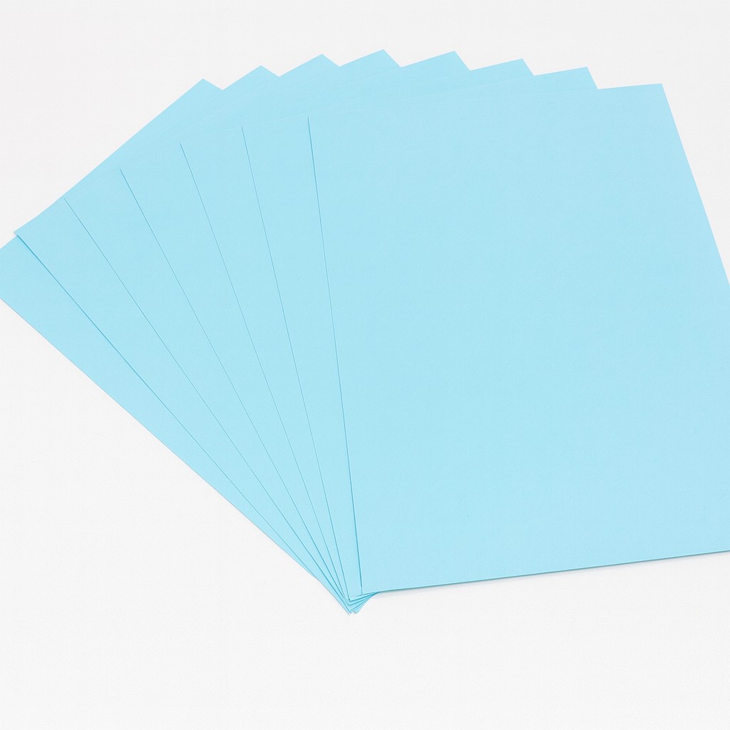 Tonpapier 130g/m², DIN A4, 100 Blatt eisblau