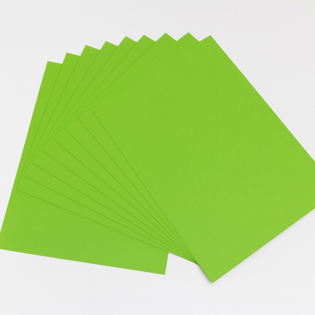 Tonpapier 130g/m², DIN A3, 50 Blatt hellgrün