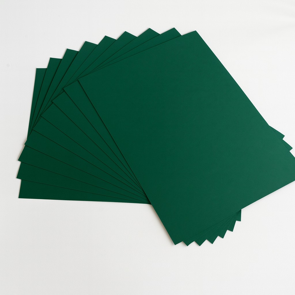 Tonpapier 130g/m², DIN A4, 100 Blatt tannengrün