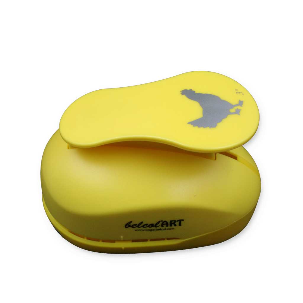 Stanzer 3XL, Stanzfläche 76mm, Motiv Hahn